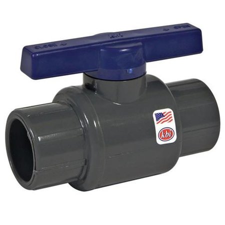 HOMESTEAD 1.25 in. PVC Ball Valve; Schedule 80 HO155165